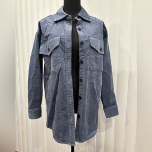 NWT Madewell Corduroy Twill Oversized Shirt-Jacket XS
